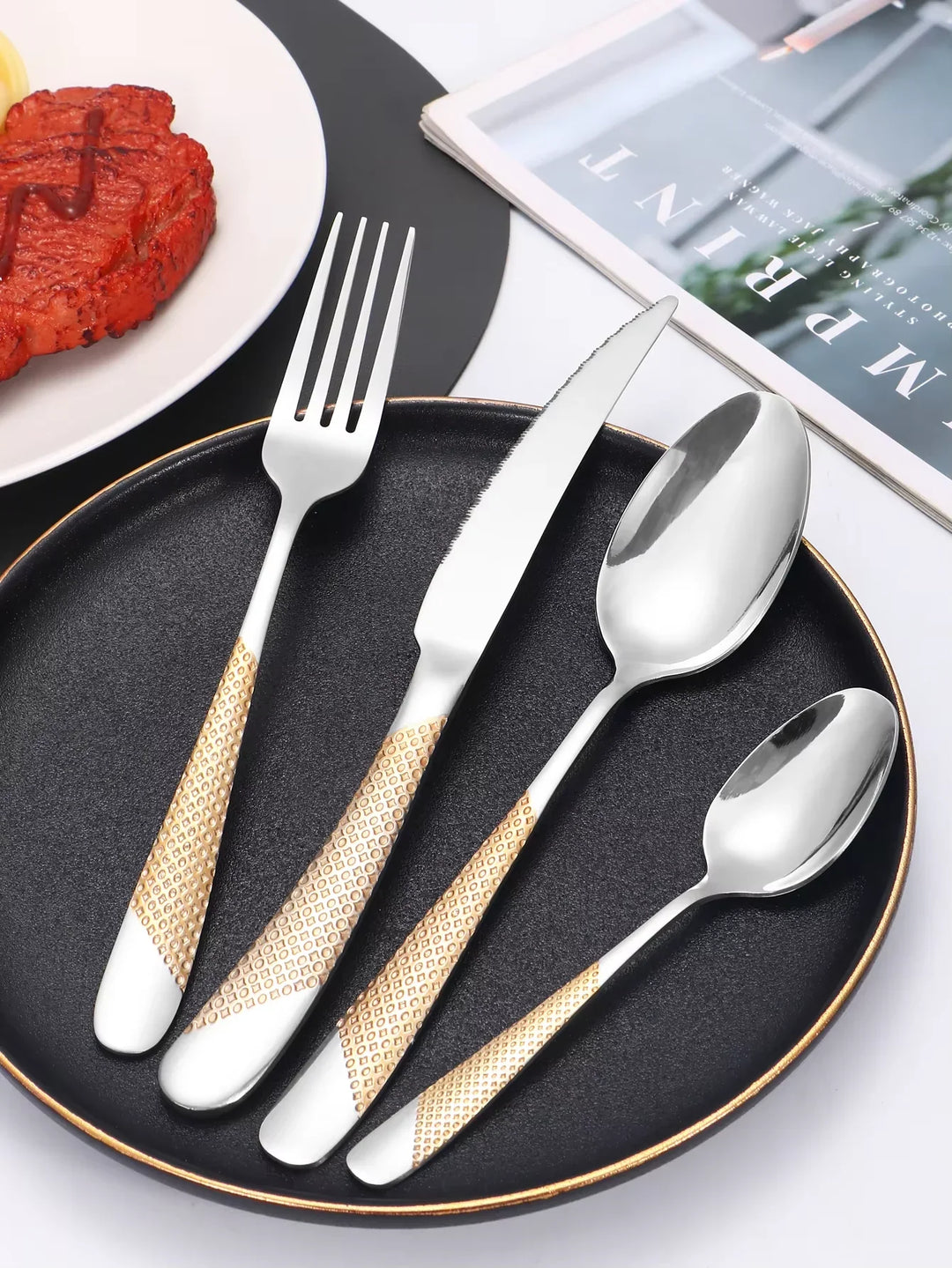 EetLuxe | Stainless Steel Cutlery Set for Home and Hospitality