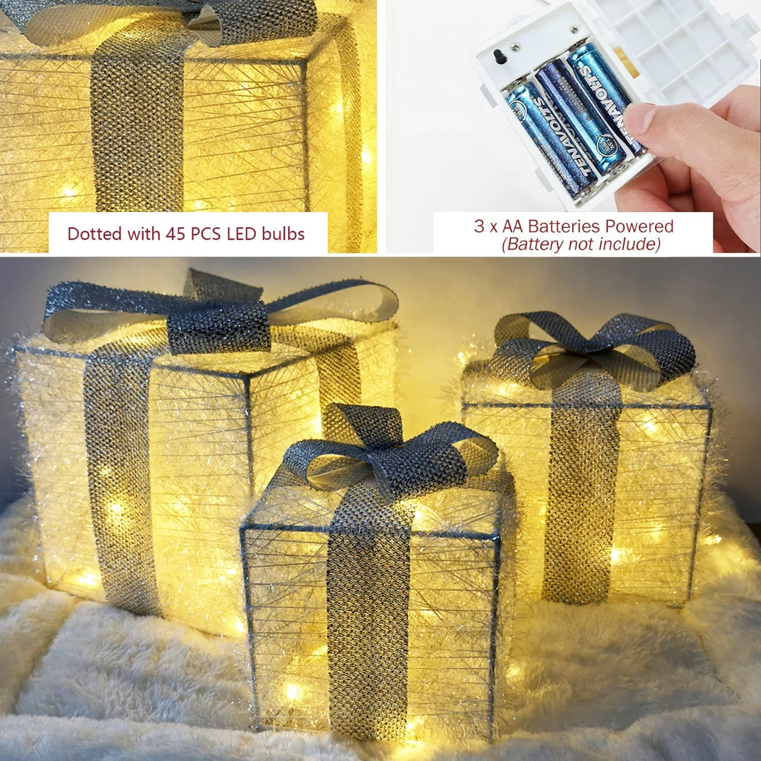HolidayPresents | LED Gift Box Decorations