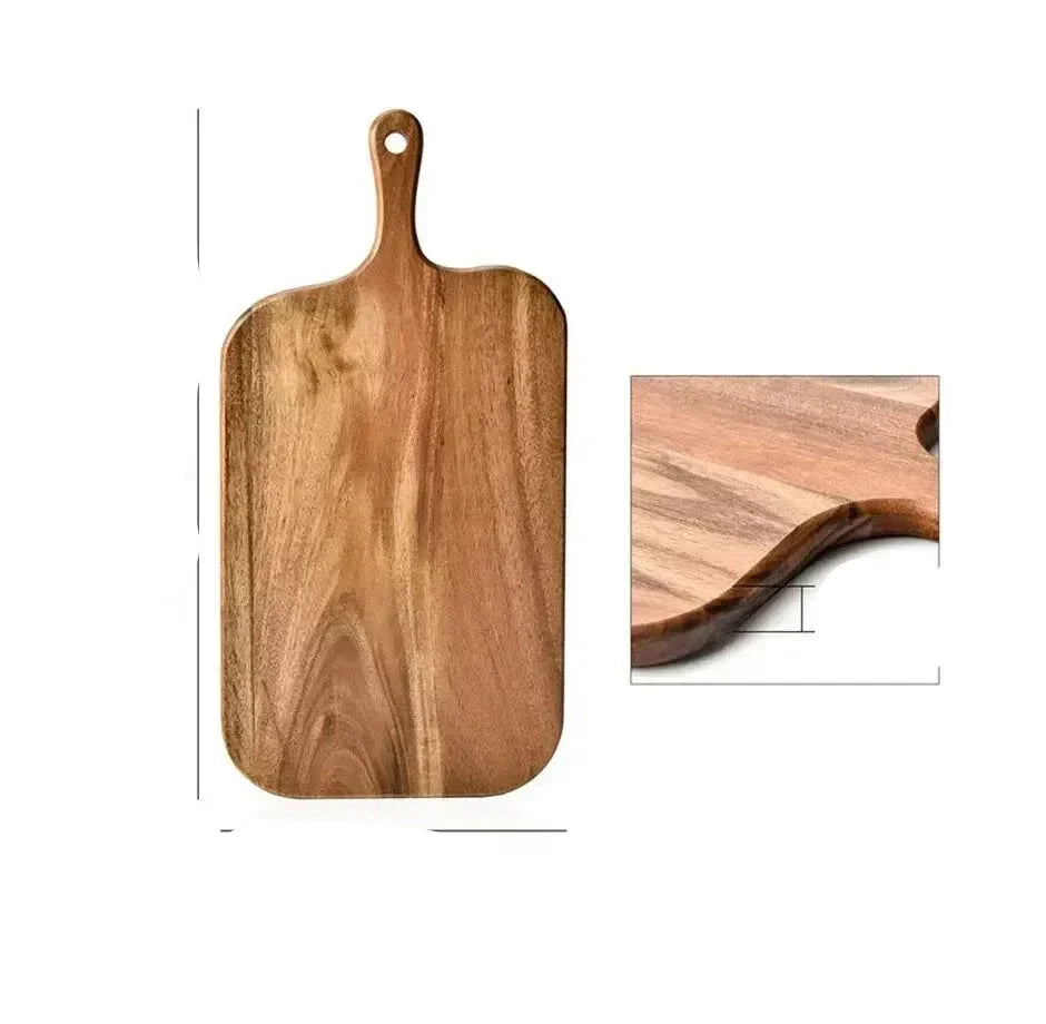 PlankDelight | Wooden Cheese and Serving Cutting Board