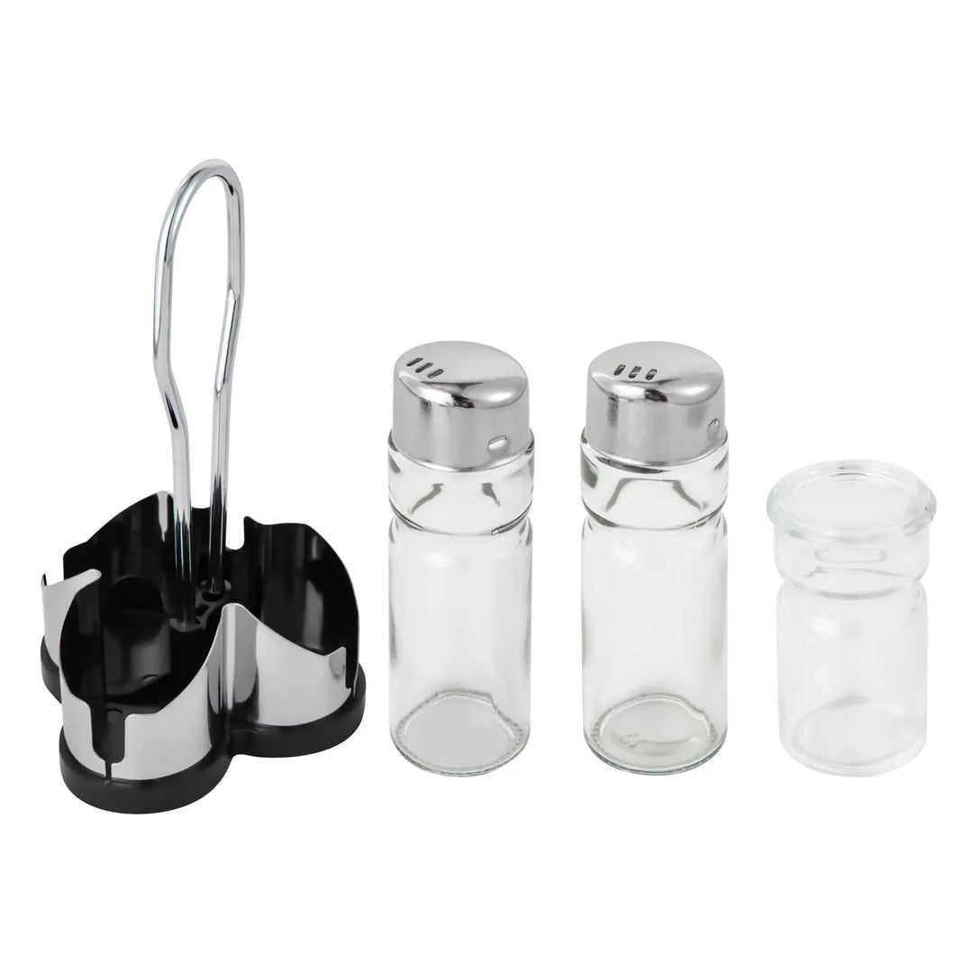SavoryElegance | Luxe Salt and Pepper Shaker Set with Lid
