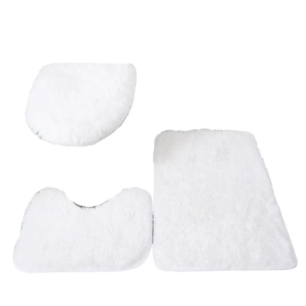 SlipSafeTrio | Anti-Slip Bathroom Mat & Toilet Seat Cover Set