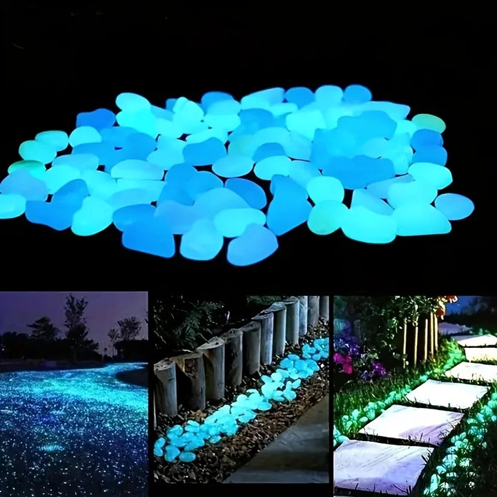 LuminousPebbles | Elegant Glow Pebbles for Creative Landscaping