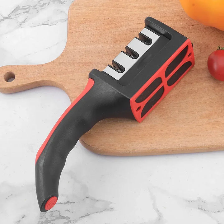 QuickEdge - Sharpener with Non-Slip Base for Kitchen and Camping