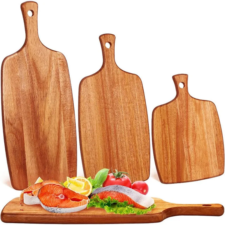 PlankPro | Solid Wooden Cutting Board for Fruit and Cheese, Perfect for Picnics