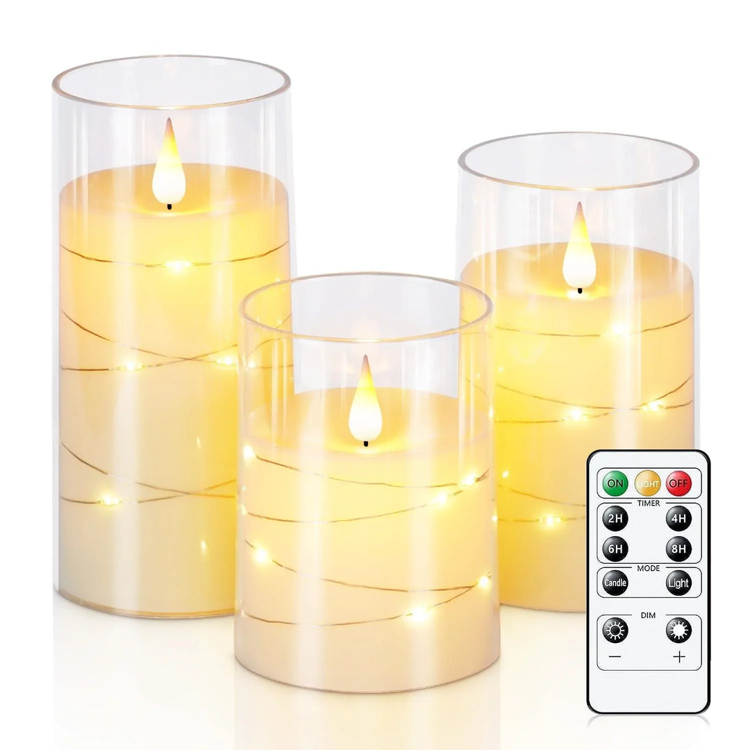 FlameMagic | 3D Flickering LED Candles for Halloween