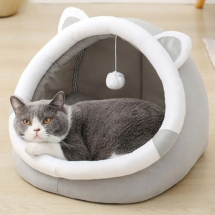 SnuggleHaven | Adorable Pet Bed for Cats & Dogs