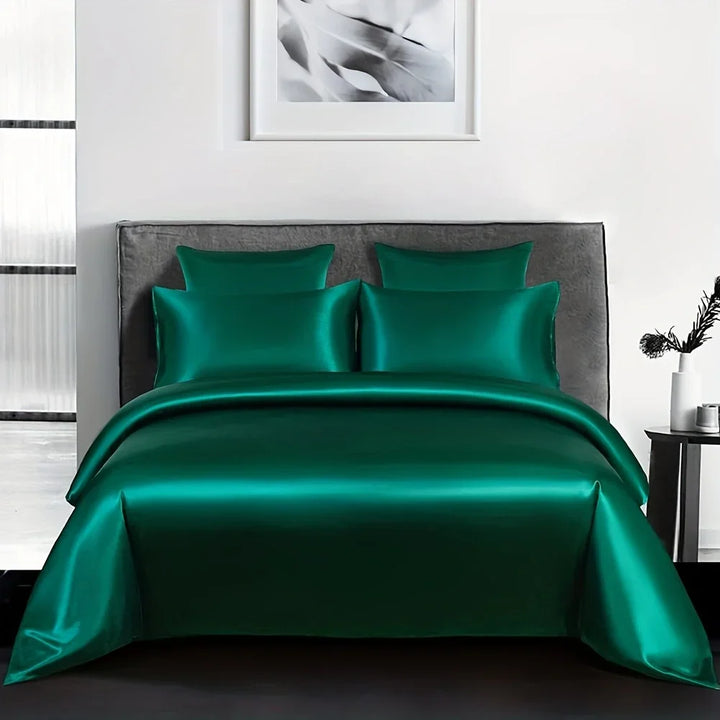 SoftEssence | Satin Duvet Cover Set for Luxury Bedding
