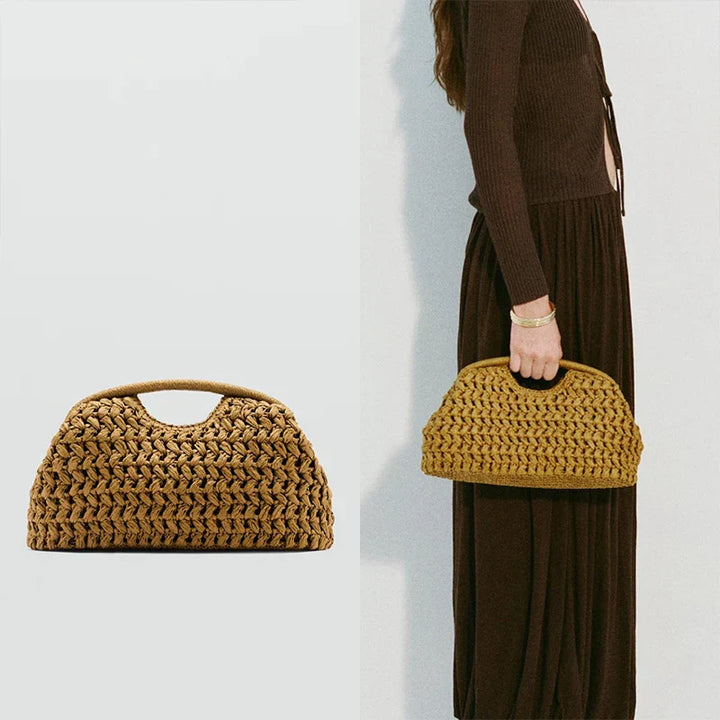 WovenGrace – Summer Woven Shoulder and Handbag