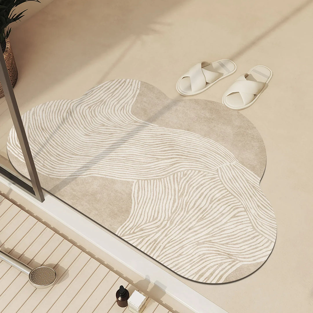 AquaSerenity | Quick-Drying Toilet Mat