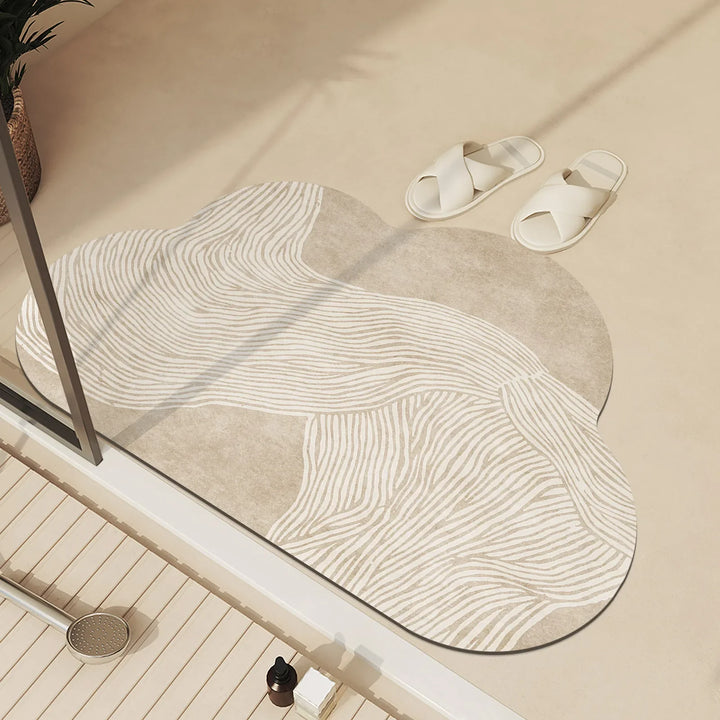 AquaSerenity | Quick-Drying Toilet Mat