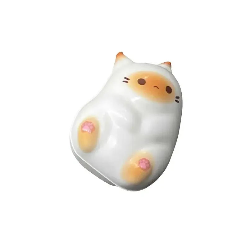 PurrSquish - Cute Cat Stress Ball for Relaxation - Squeezable Cat Figure