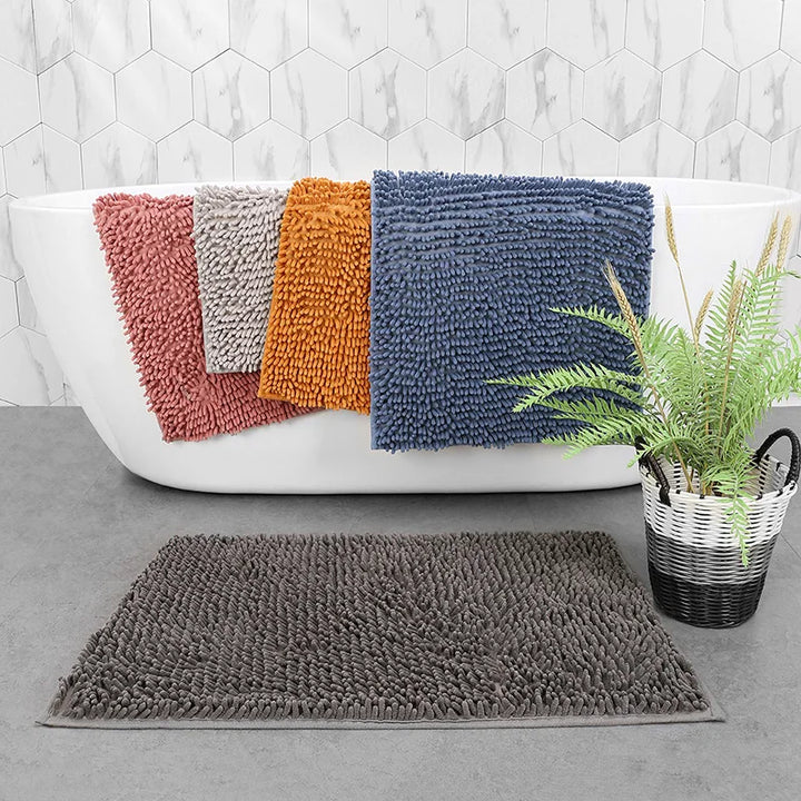 FluffyComfort | Chenille Rectangular Bath Mat