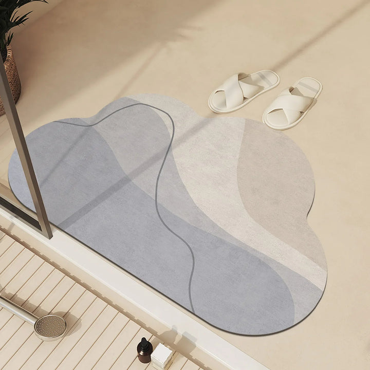 AquaSerenity | Quick-Drying Toilet Mat