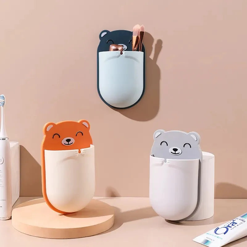 BathBear | Toothbrush Holder & Storage Solution