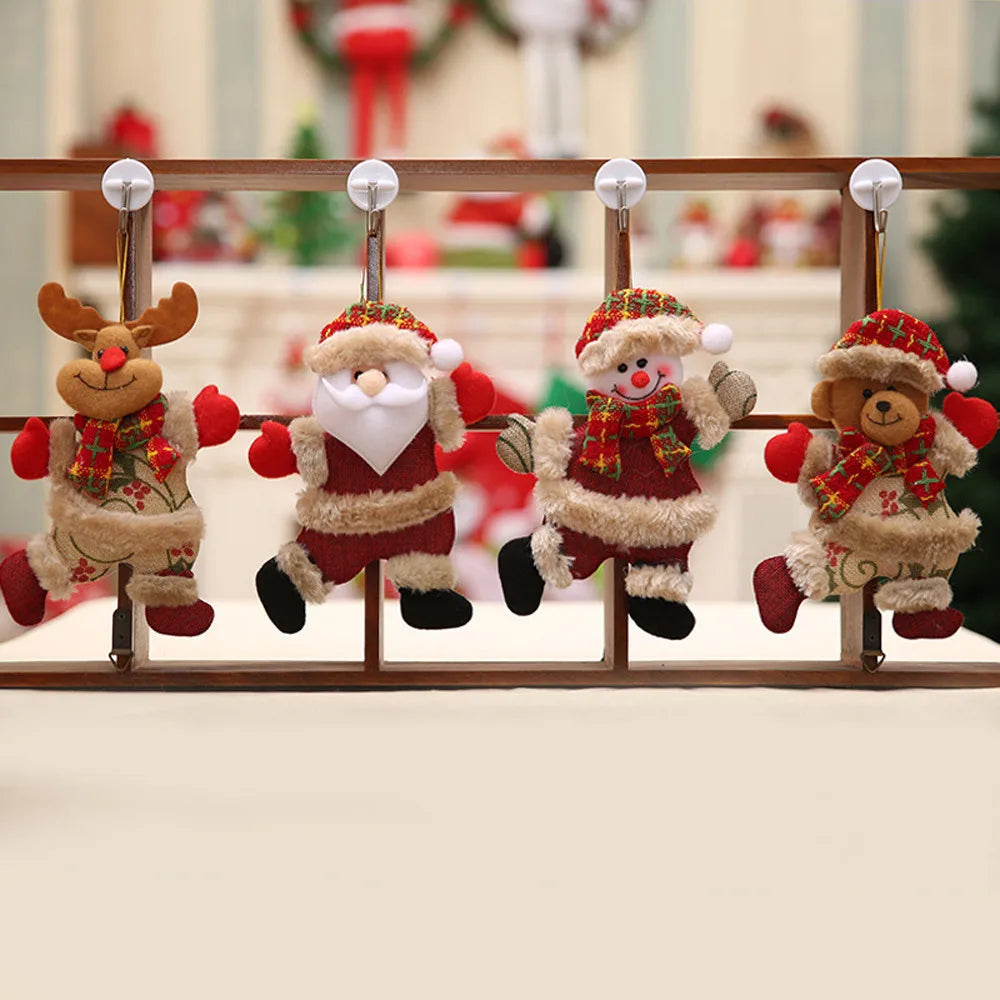 HolidaySpark – Set of 4 Shimmering Christmas Ornaments