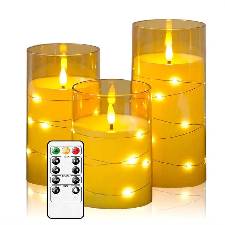 FlameMagic | 3D Flickering LED Candles for Halloween