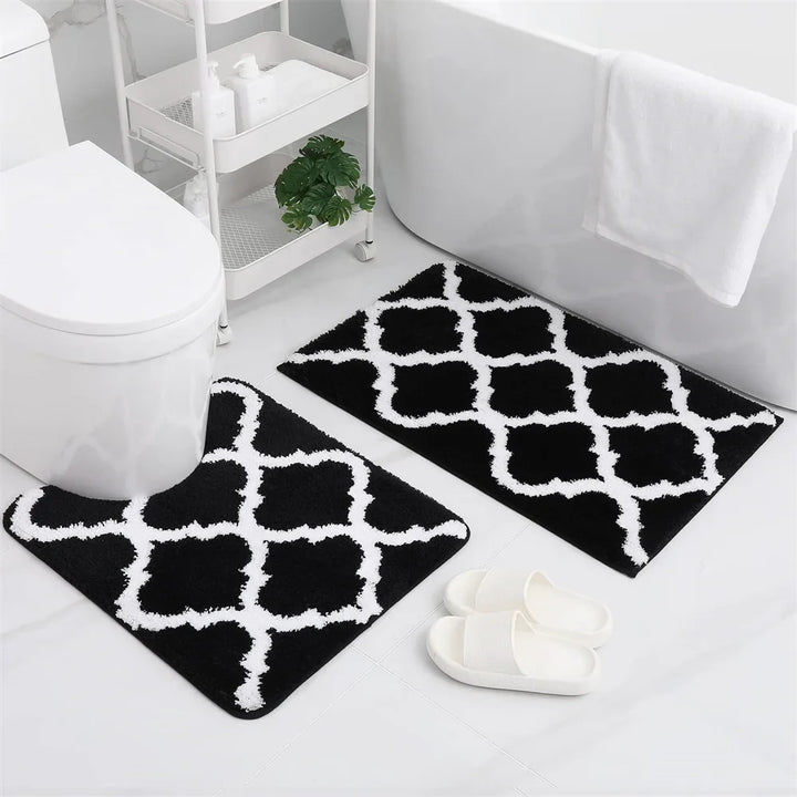 MicroSoftSet | Microfiber Bathroom Mats Set