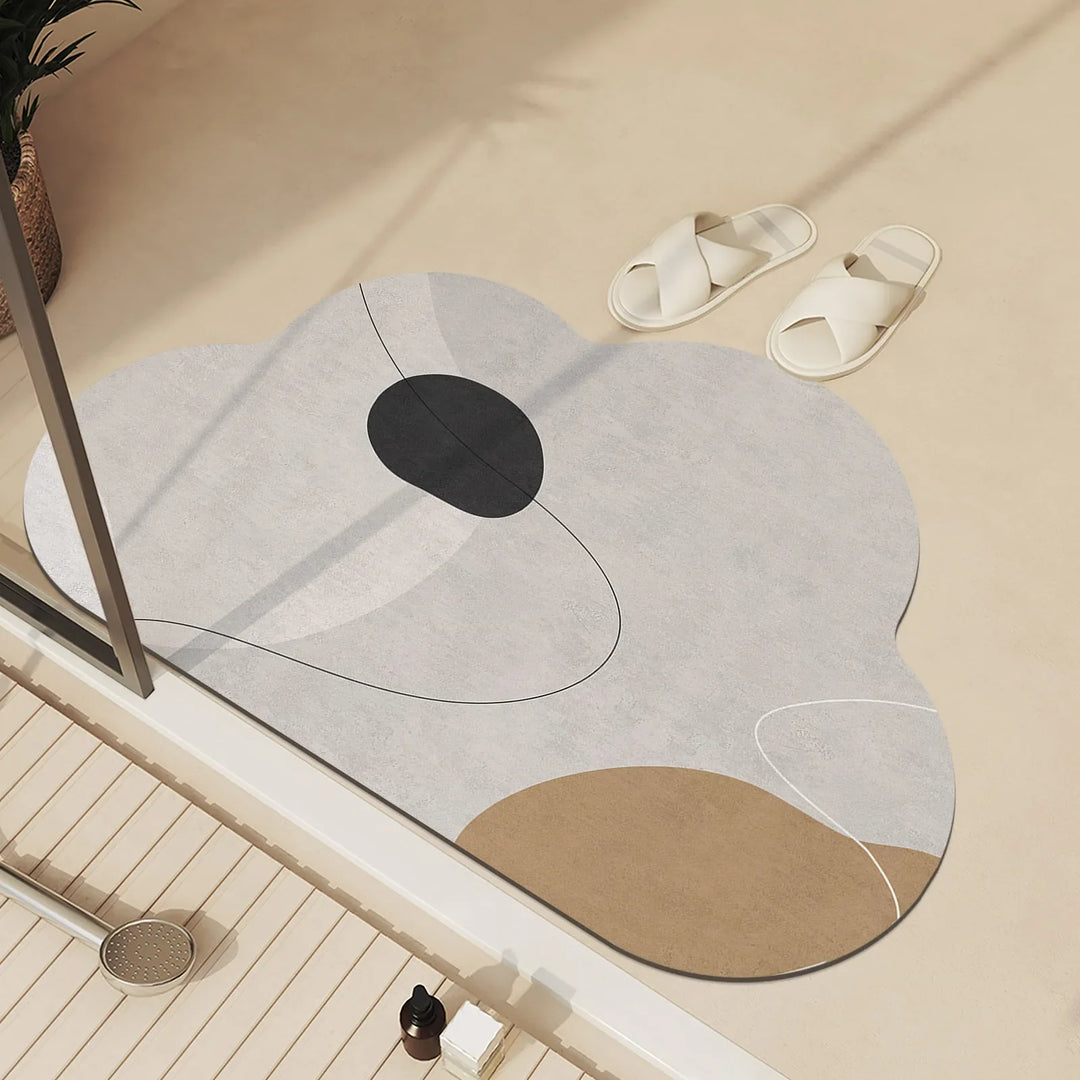 AquaSerenity | Quick-Drying Toilet Mat