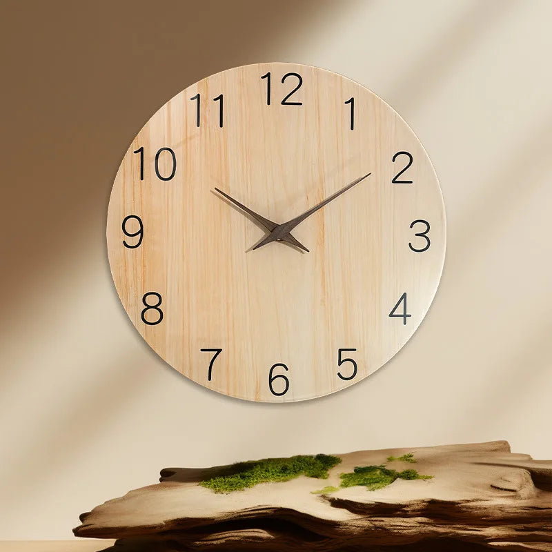 RusticChic | Vintage Wood Grain Wall Clock