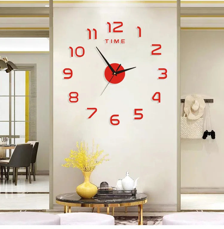ModernMirror | 2D Quartz Wall Clock
