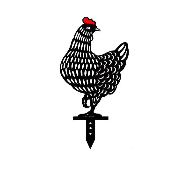 CluckArt | Luxury Acrylic Chicken Statues for Garden and Lawn