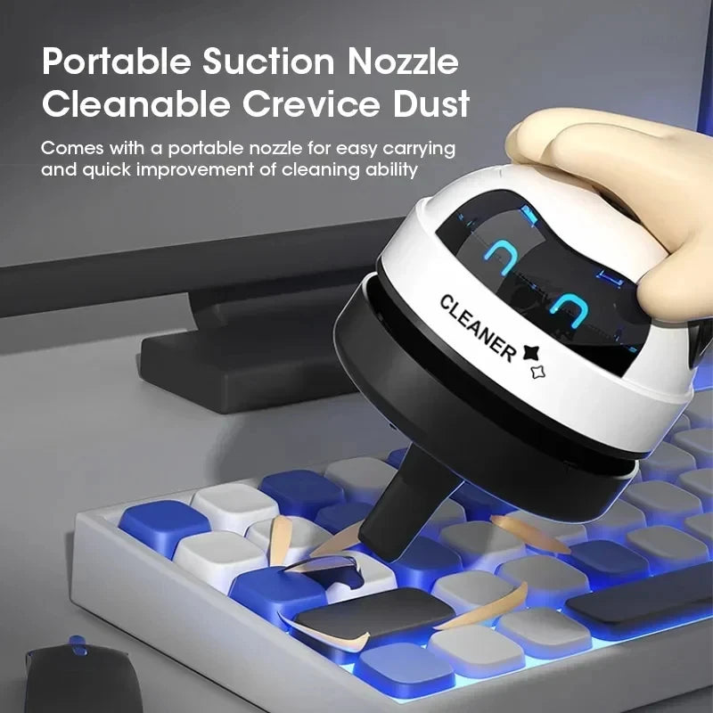 CLEVLO | Mini Desk Vacuum Cleaner