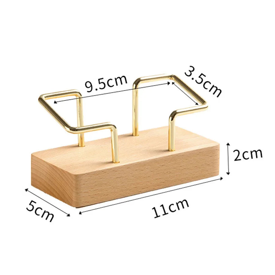 CLEVLO | WoodLine Business Card Holder