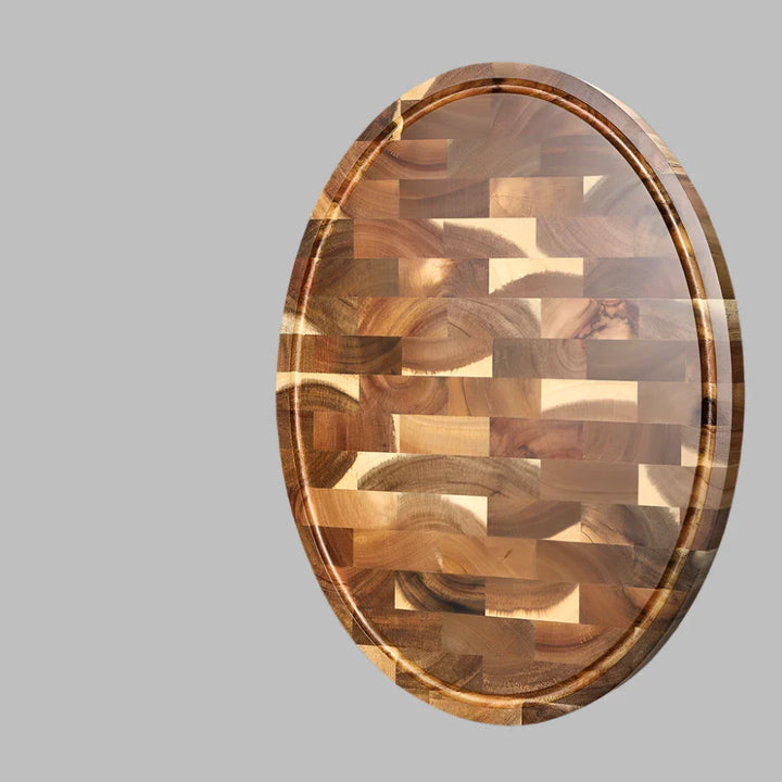 AcaciaPro | Non-Slip Wooden Cutting Board for Bread, Fruit, and Meat