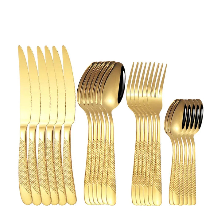 EetLuxe | Stainless Steel Cutlery Set for Home and Hospitality