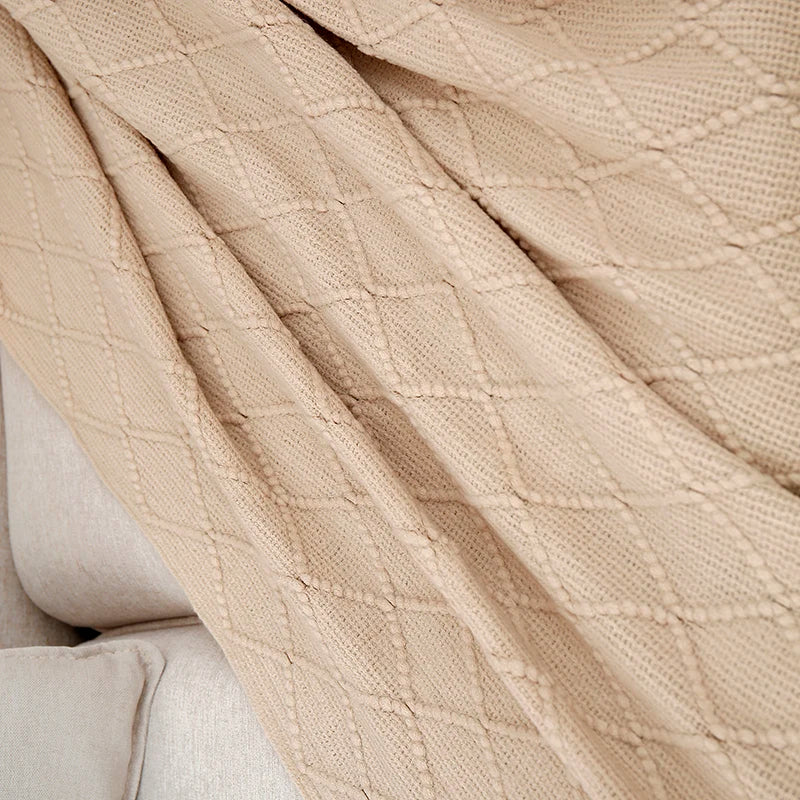 NordicSfeer | Knitted TV Blanket with Tassels