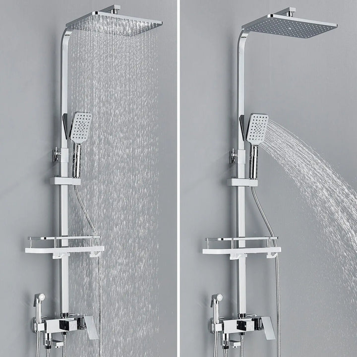RainFlow | Brass Shower Faucet Set