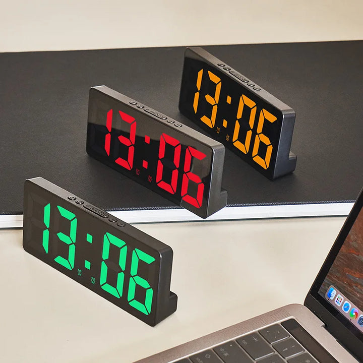 TalkTime | Voice-Controlled LED Clock for a Silent Night