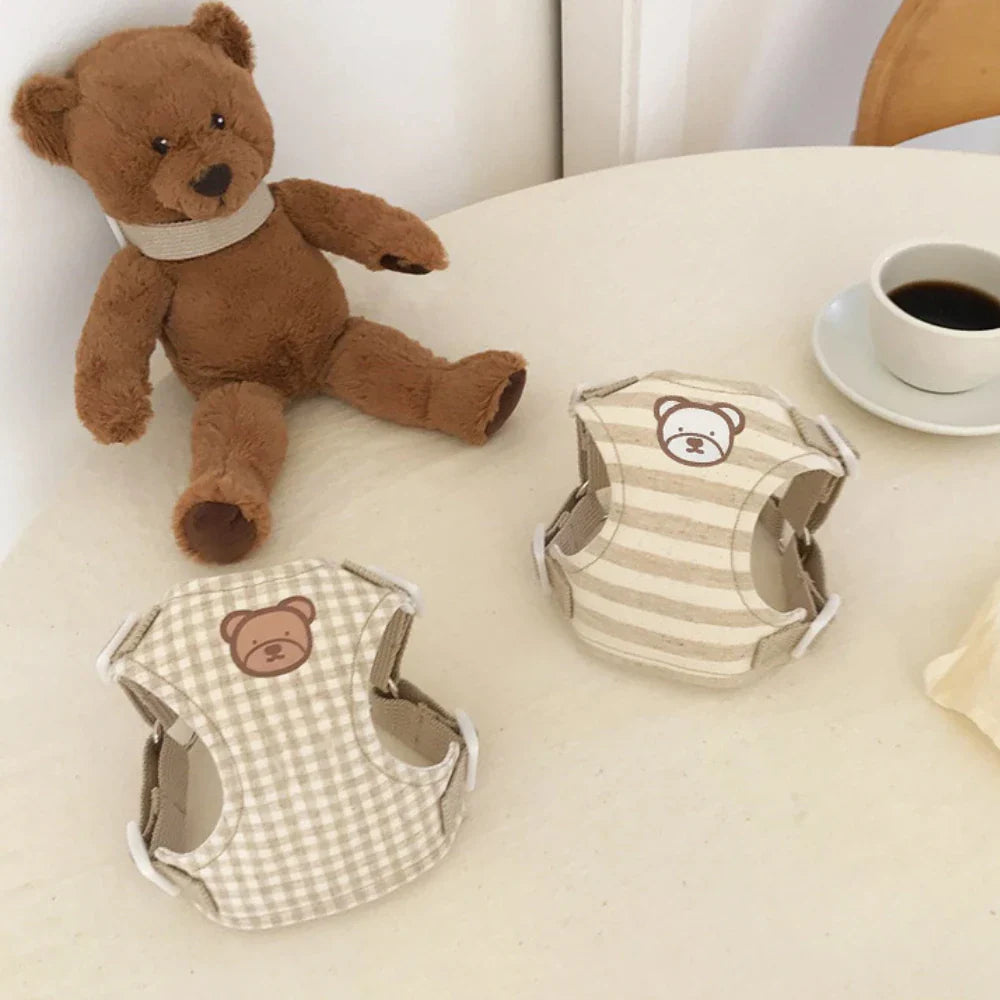 BearPawStripe | Stylish Puppy Harness & Leash