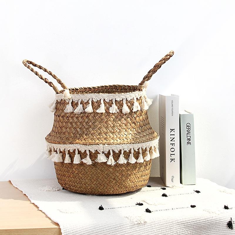 NaturaSea – Sustainable Sea Grass Basket in Rustic Style