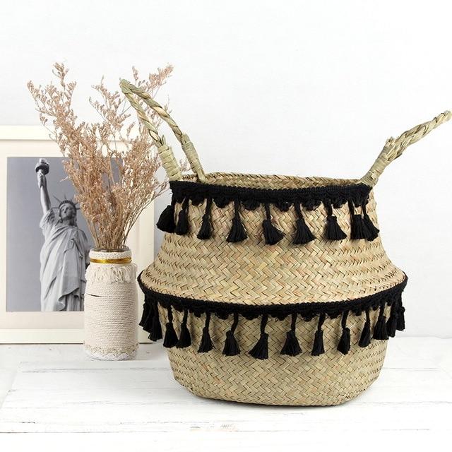 NaturaSea – Sustainable Sea Grass Basket in Rustic Style