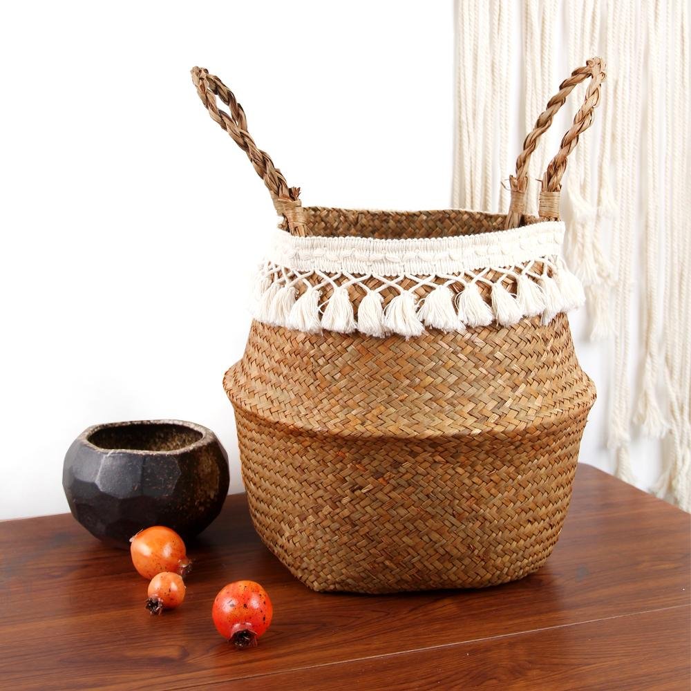 NaturaSea – Sustainable Sea Grass Basket in Rustic Style