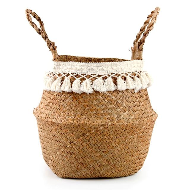 NaturaSea – Sustainable Sea Grass Basket in Rustic Style