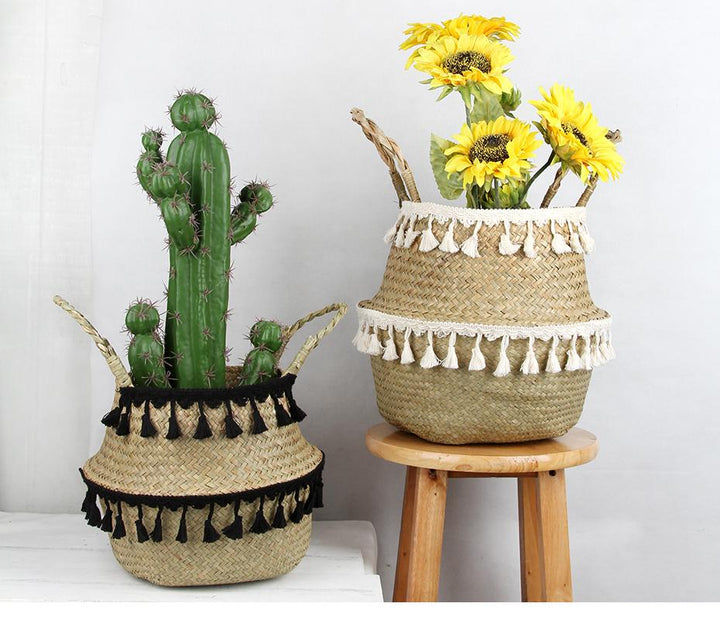 NaturaSea – Sustainable Sea Grass Basket in Rustic Style