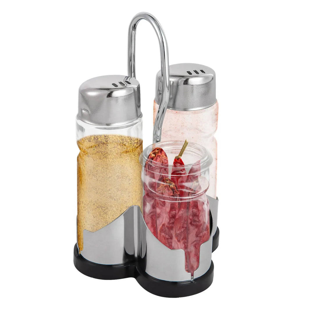 SavoryElegance | Luxe Salt and Pepper Shaker Set with Lid