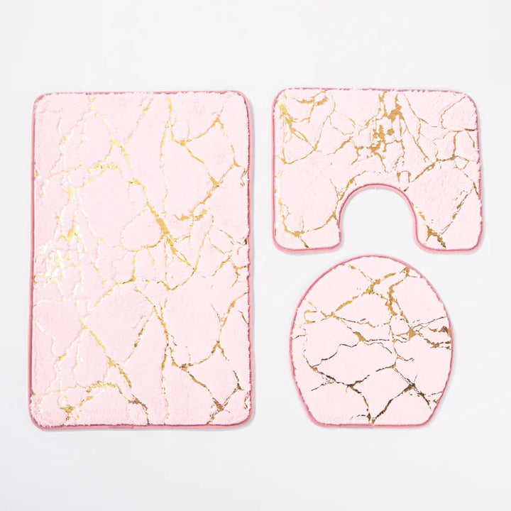 ResistEaseTrio | Antislip Flannel Bathroom Essentials