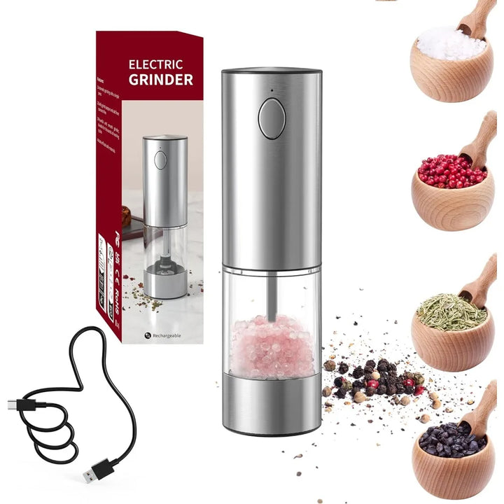 GrindGroot | Luxury USB Rechargeable Spice Grinder