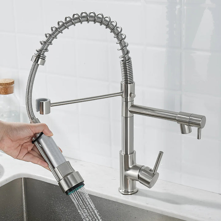 TwinStreamFlow | Modern Faucet for Better Kitchen Performance