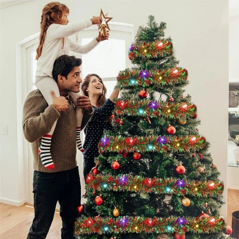 GoldenShine | Luxury Christmas Garland