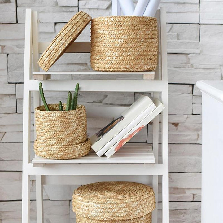SeaLoom – Handwoven Seagrass Basket Set for Natural Storage
