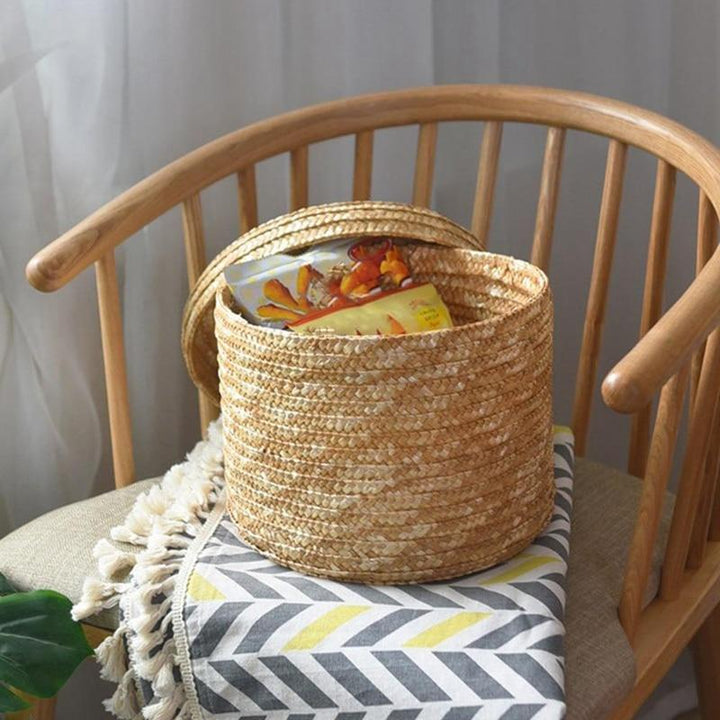 SeaLoom – Handwoven Seagrass Basket Set for Natural Storage
