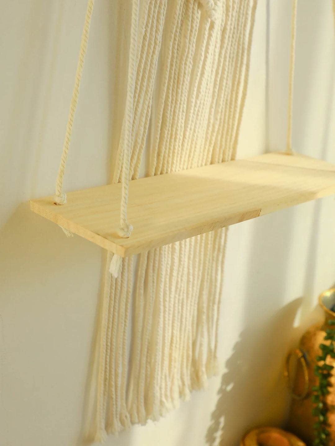 BohoPlank - Macramé Wall Shelf
