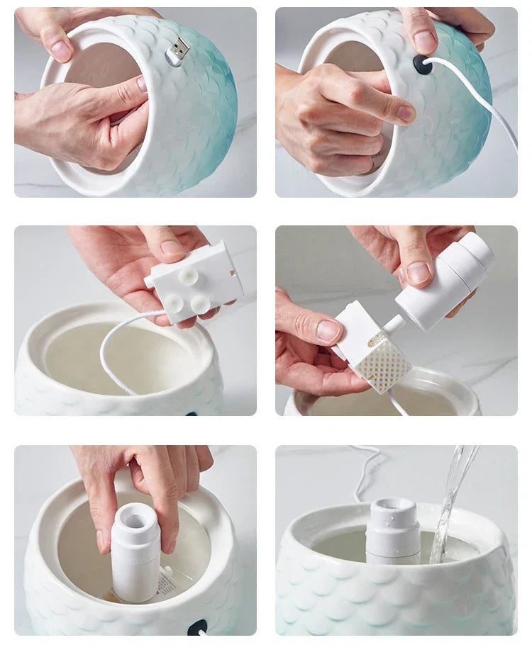 PetStream | Ceramic Water Fountain for Pets