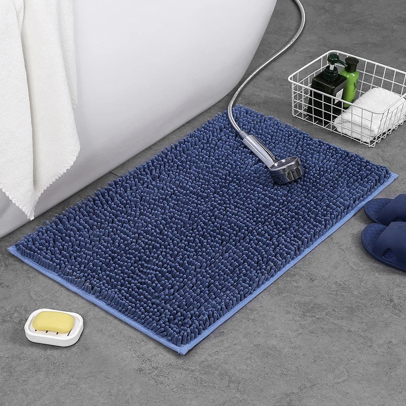 FluffyComfort | Chenille Rectangular Bath Mat