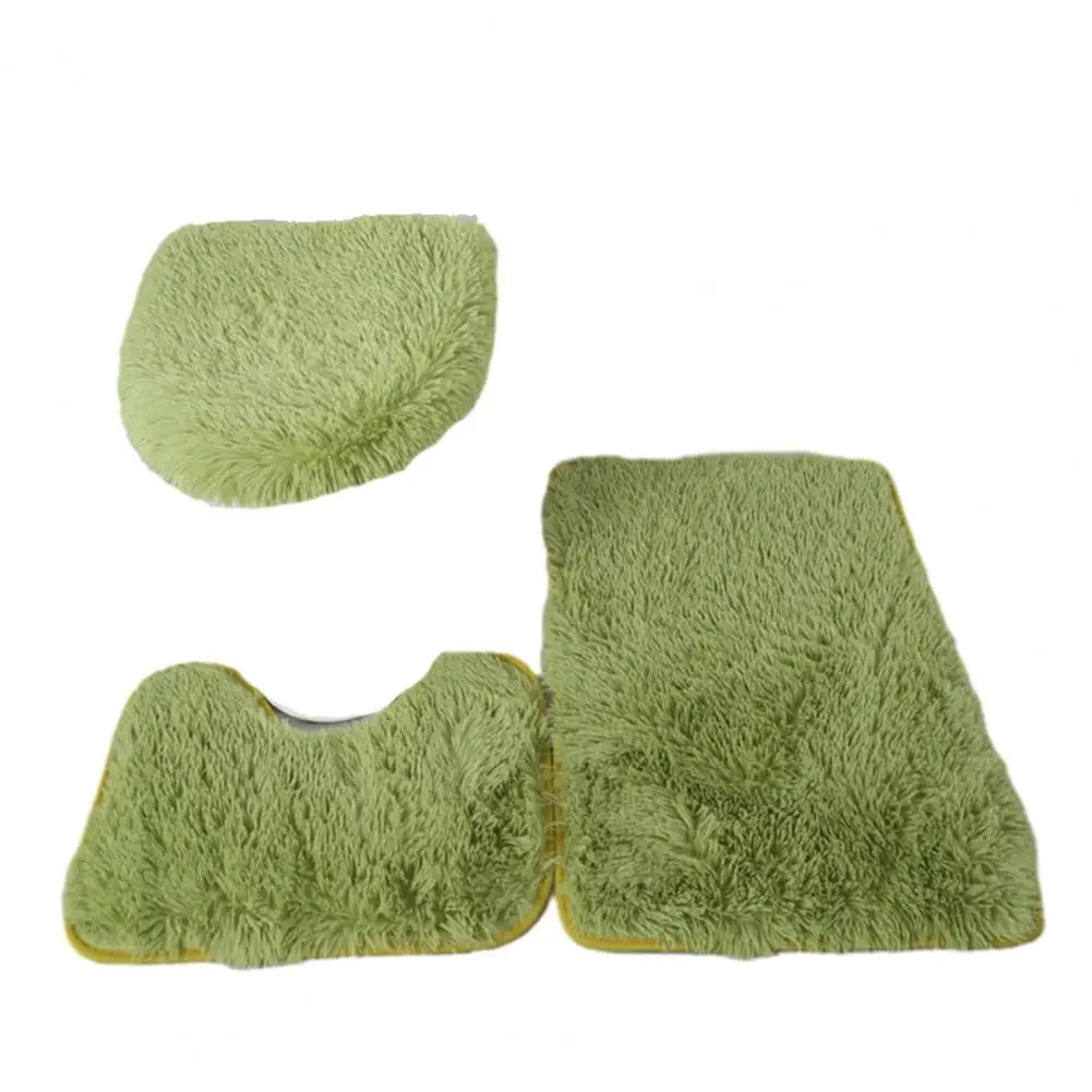 SlipSafeTrio | Anti-Slip Bathroom Mat & Toilet Seat Cover Set