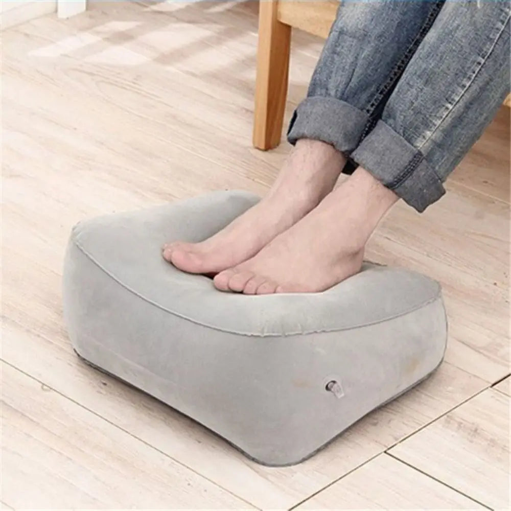 CLEVLO | Inflatable Soft Footrest Pillow